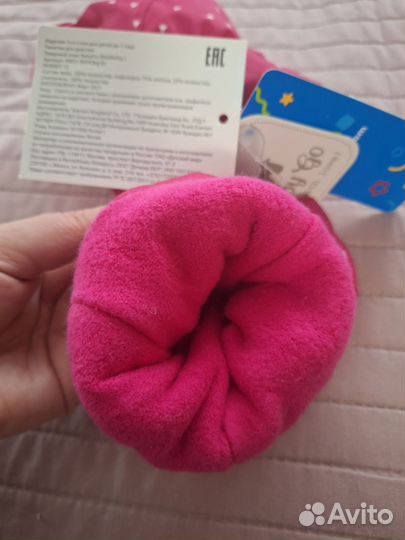 Пинетки для девочки теплые