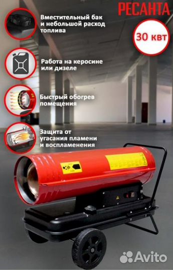 Пушка тепловая ресанта