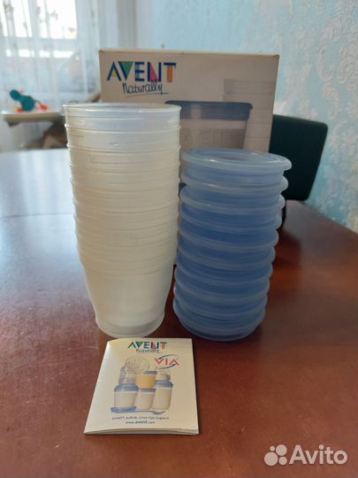 Контейнеры avent для хранения грудного молока