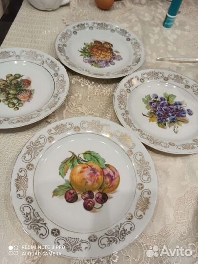 Тарелки винтажные