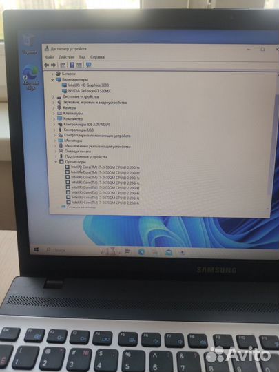 Ноутбук Samsung Core i7 15.6