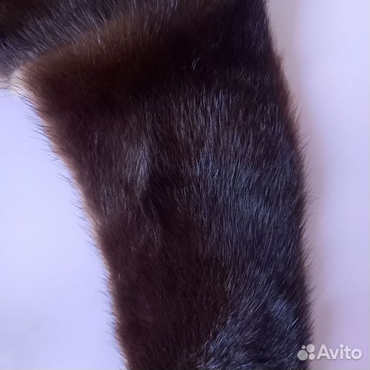 Меховой воротник норка