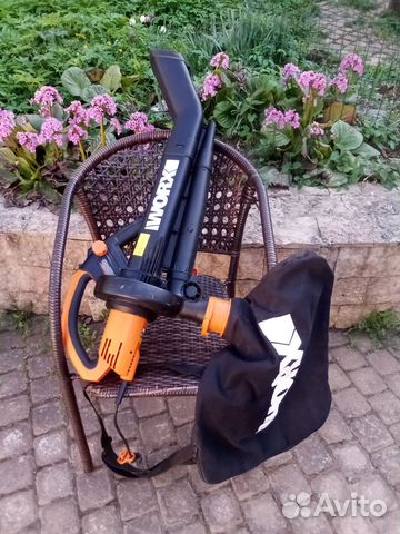Воздуходувка садовый пылесос worx WG505E3000Вт купить в Ломоносове ...