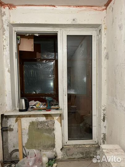 Дверь балконная и окно