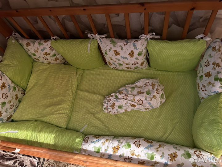 Детское постельное+ бортики