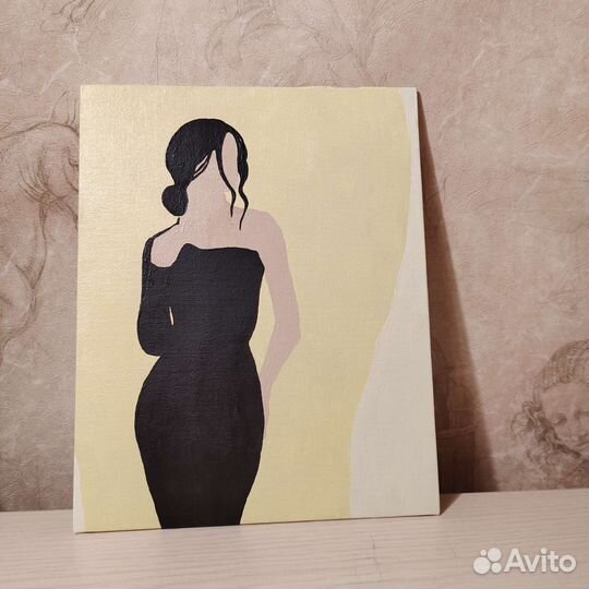Картина на картоне (акрил)