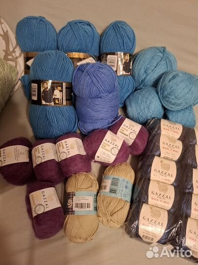 Пряжа нитки для вязания цена за все