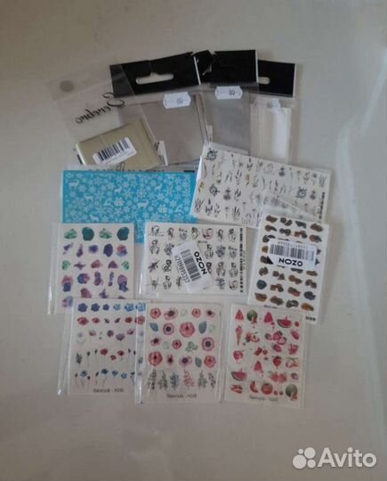 Слайдеры(наклейки) и фольга для маникюра