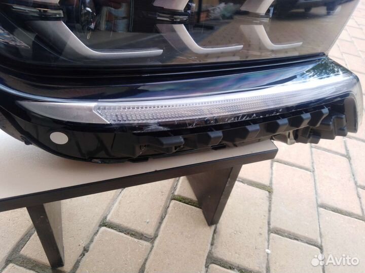 Лед фара Kia sorento4 (20-23) led 3 линзы