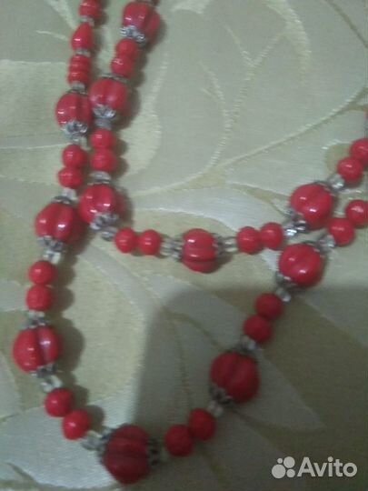 Винтажные чешские бусы, ручная работа, серебро и ж