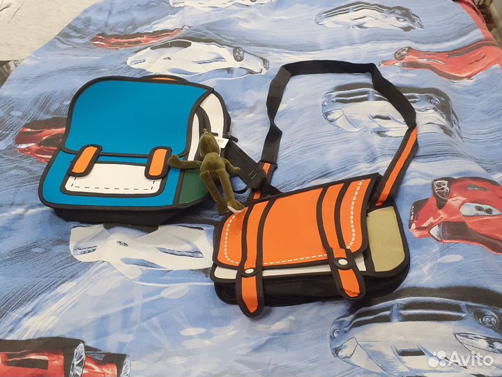 Новый рюкзак и сумка мультяшные