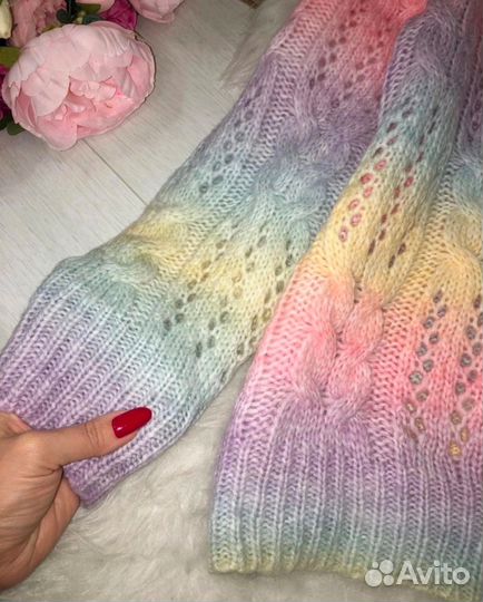 Свитер джемпер мягкий градиент М/L