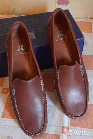 Мокасины мужские 43 размер натуральная кожа