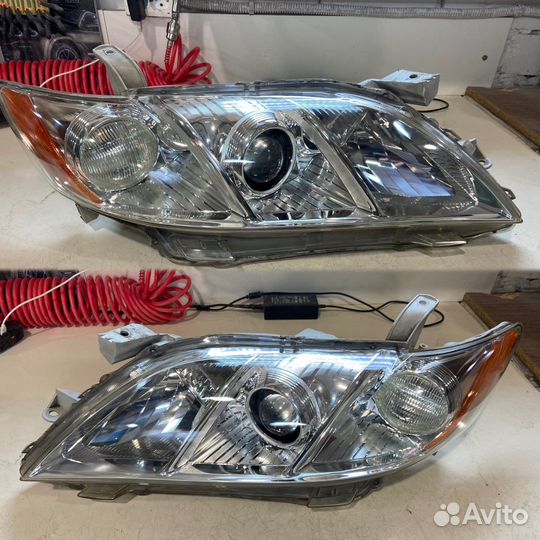 Фары на toyota camry v40 галоген