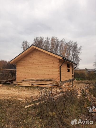 Дом 6 х 8 из бруса, под усадку