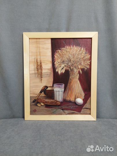 Картина маслом на холсте Сельский натюрморт