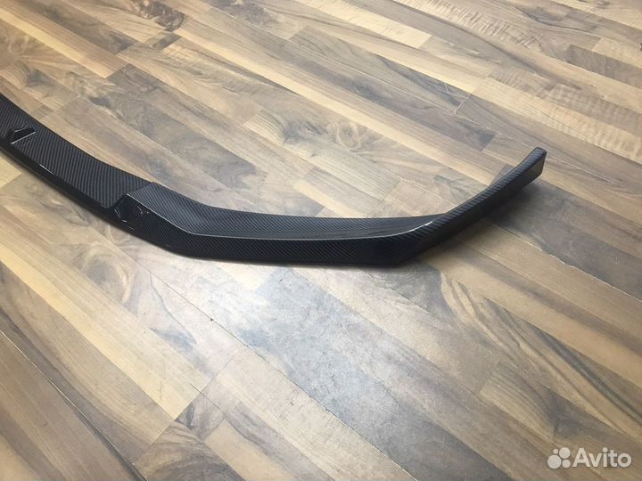 Сплиттер BMW 5 G30 рестайлинг карбон под оригинал