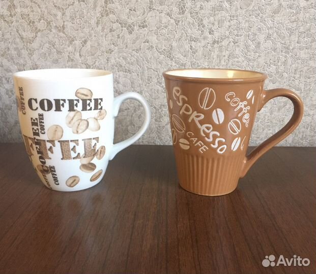 Кружки, чашки разные новые и б/у