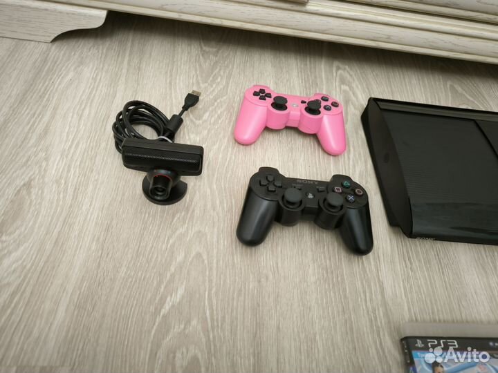 Sony PS3 super slim прошитая+ камера+мув