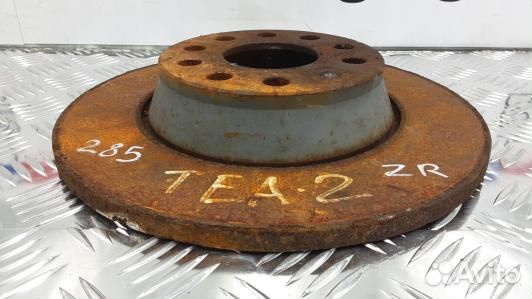 Диск тормозной задний skoda superb 2 (TEA02LR02)