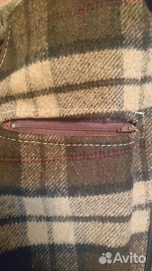 Винтажная кожаная куртка мужская 