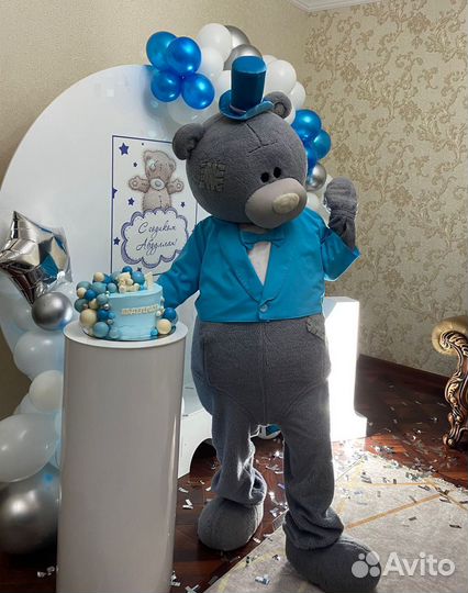 Аниматор мишка тедди, шары, прокат костюмов