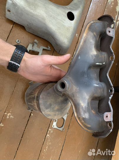 Выпускной коллектор на volkswagen polo 2015