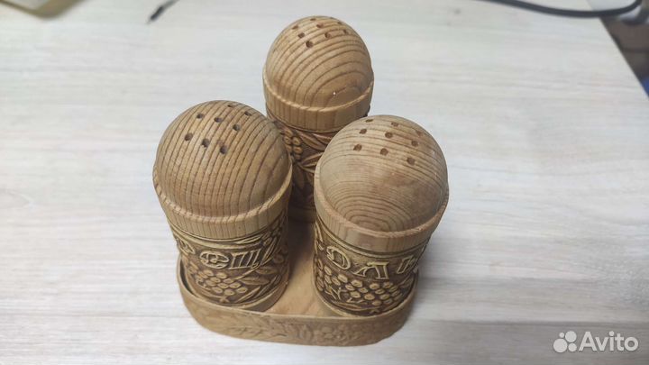 Набор для специй из бересты