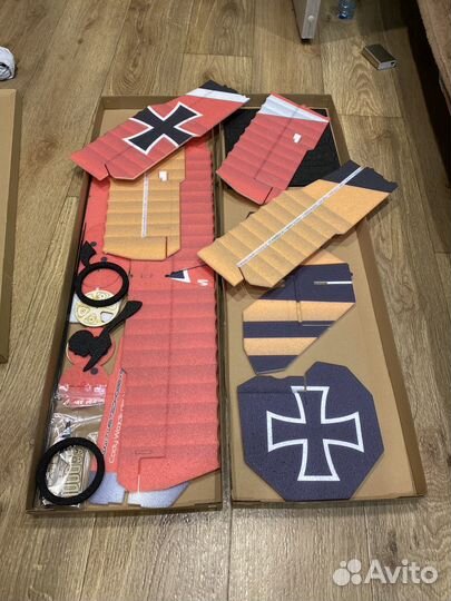 Радиоуправляемая модель самолета Crack Fokker