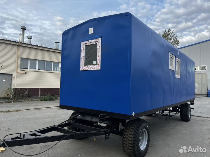 Вагон-дом «Сибиряк-2» Жилой на 8 человек на шасси