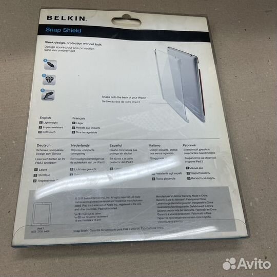 Чехол для iPad2 Belkin case/PC/ipad2G/smoke