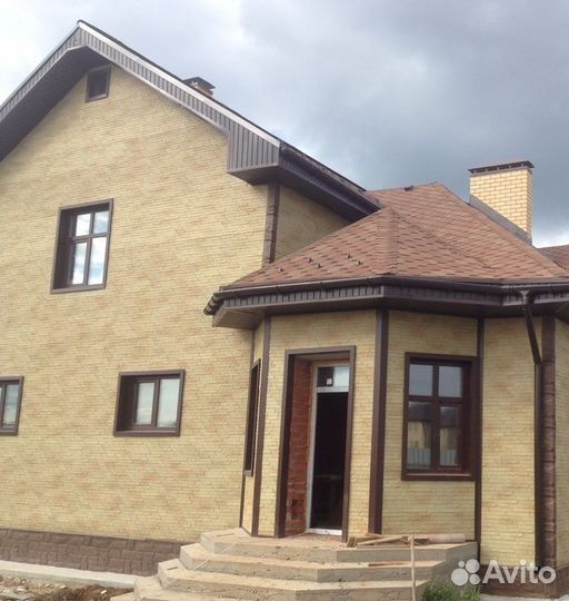 Фасадные панели Альта-Профиль Кирпич антик