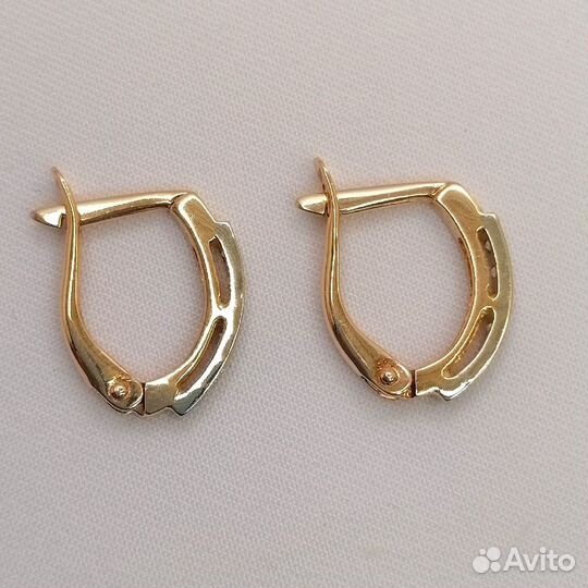 Серьги золото 585 пробы № 060445
