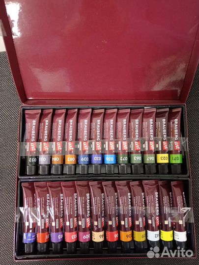 Краски масляные худ. brauberg ART premiere 24 цв