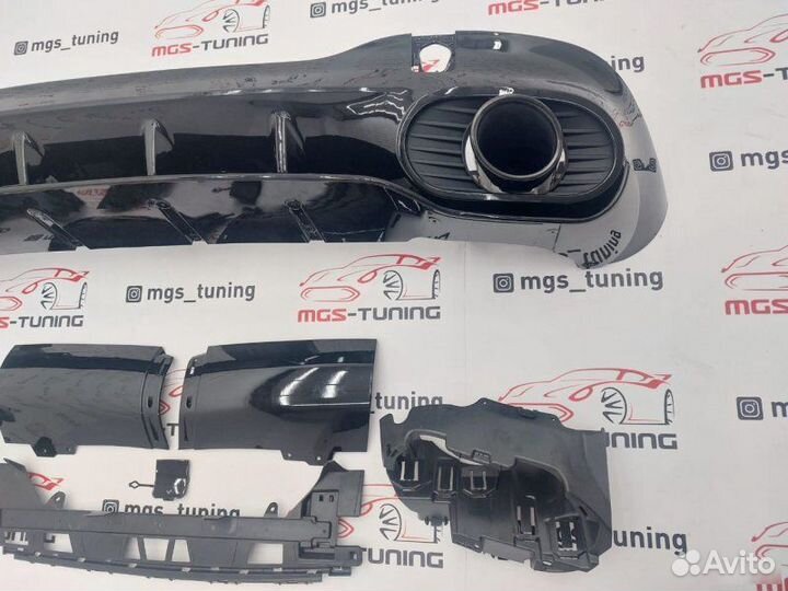 Диффузор с насадками CLA 35 AMG Black C118