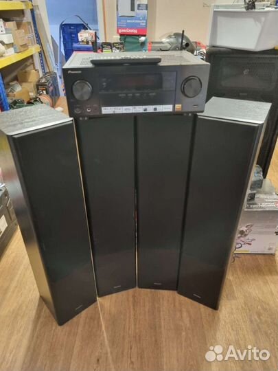 Ресивер Pioneer VSX-830-K с колонками 4 шт