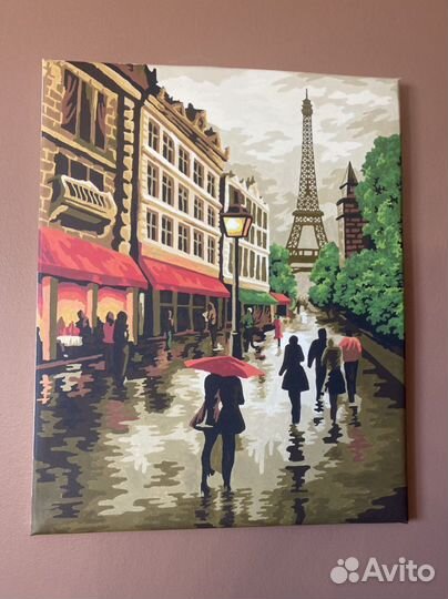 Картины по номерам раскрашенная