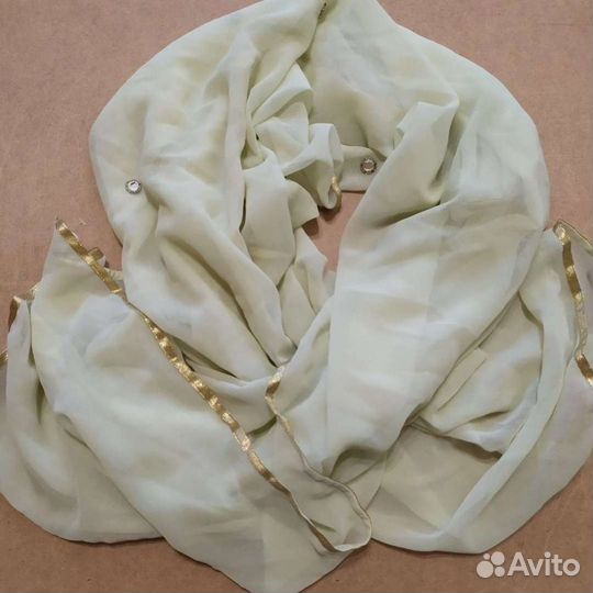 Индия. Палантин/шарф/дупатта. Шифон