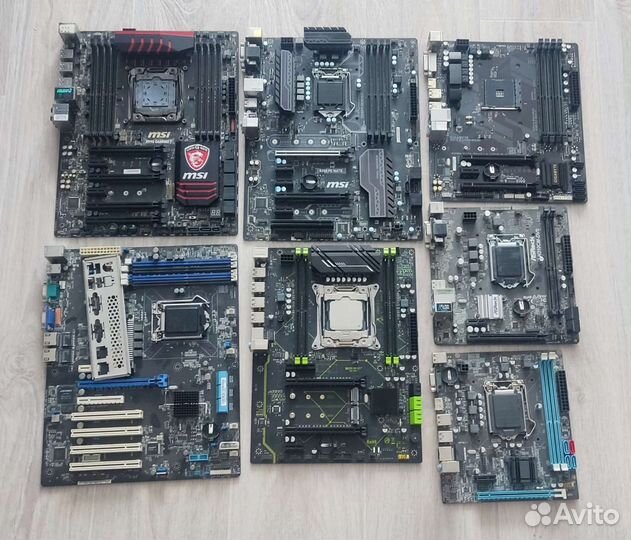 Материнские платы на запчасти восстановление