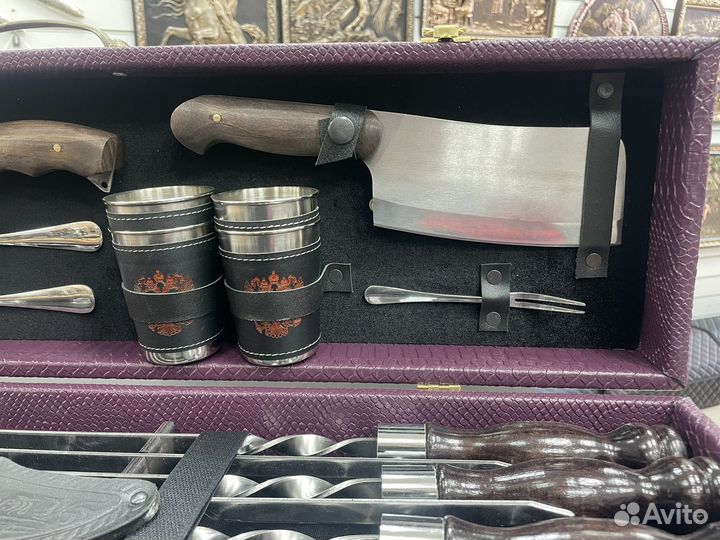 Шашлычный набор Булат ложка вилка