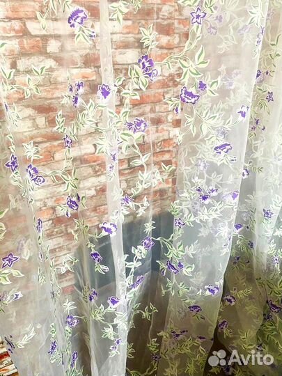 Тюль органза 4м новая