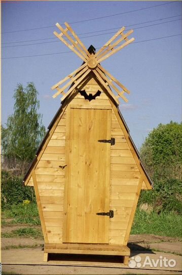Дачный туалет деревянный Й640