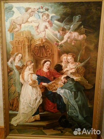 Копия картины на холсте в багете (размер 180*120)