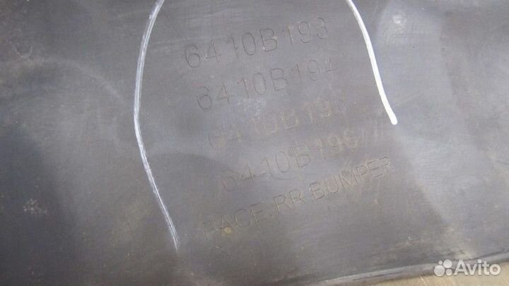 Бампер задний Mitsubishi Pajero Sport (KH) 2008-20