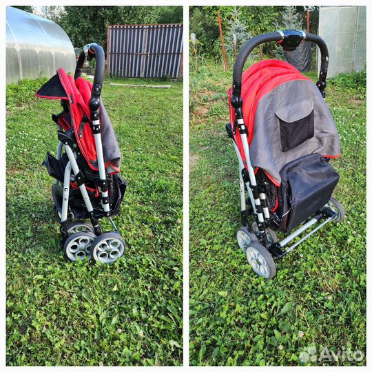 Прогулочная коляска с перекидной ручкой