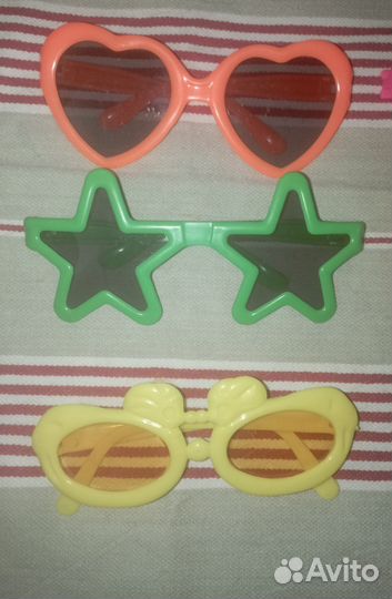 Очки солнечные детские разные