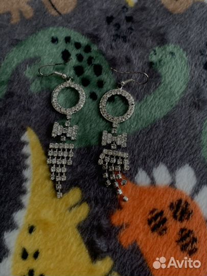 Серьги бижутерия