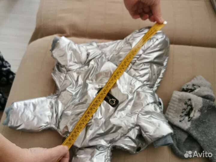 Одежда для собак мелких пород комбинезон зимний