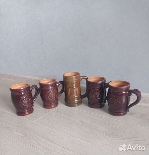 Пивные кружки керамика СССР цена за всё