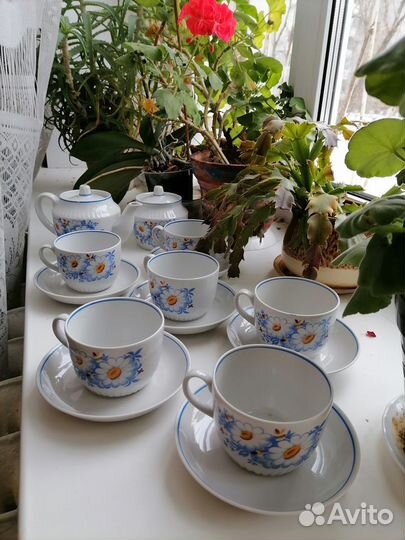 Чайный сервиз вербилки, СССР, новый